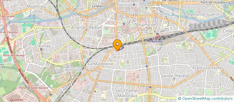 localisation de l'entreprise MONSIEUR YANN HAMON  RENNES