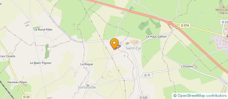 localisation de l'entreprise MONSIEUR YANN HAMON  SORTOSVILLE