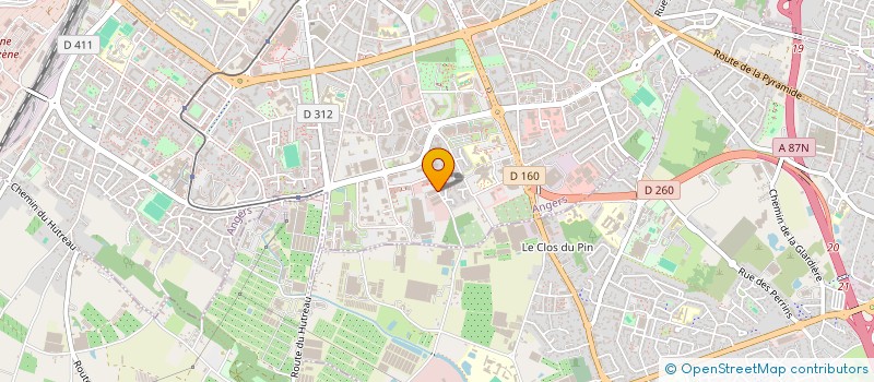 localisation de l'entreprise MONSIEUR YANN HARDY à ANGERS