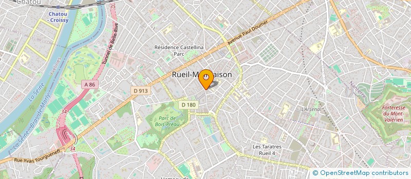 localisation de l'entreprise MONSIEUR YANN HARLE à RUEIL-MALMAISON