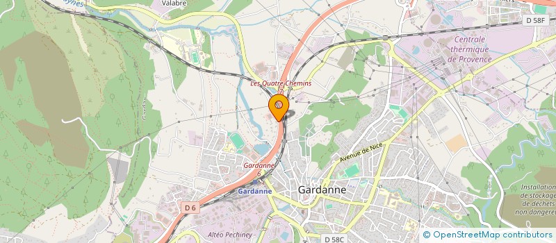 localisation de l'entreprise MONSIEUR YANN HEBRARD à GARDANNE