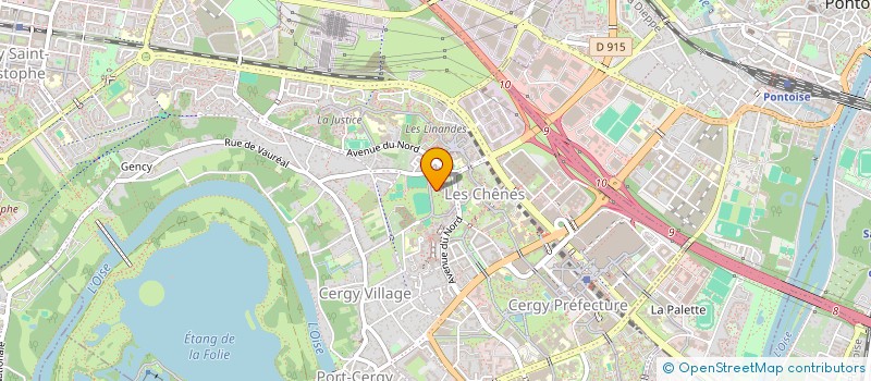 localisation de l'entreprise MONSIEUR YANN HERICOTTE  CERGY