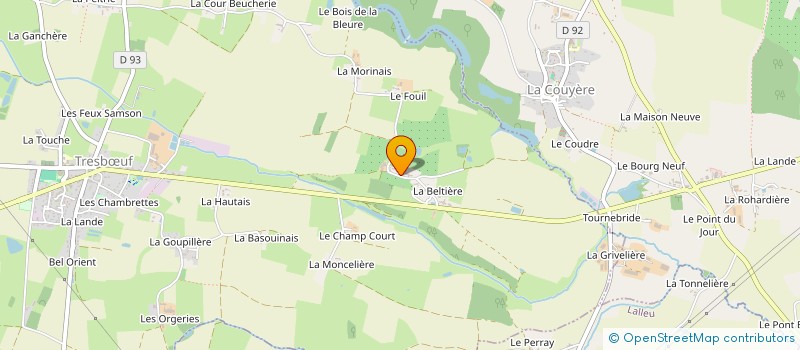 localisation de l'entreprise MONSIEUR YANN HERSENT  TRESBUF