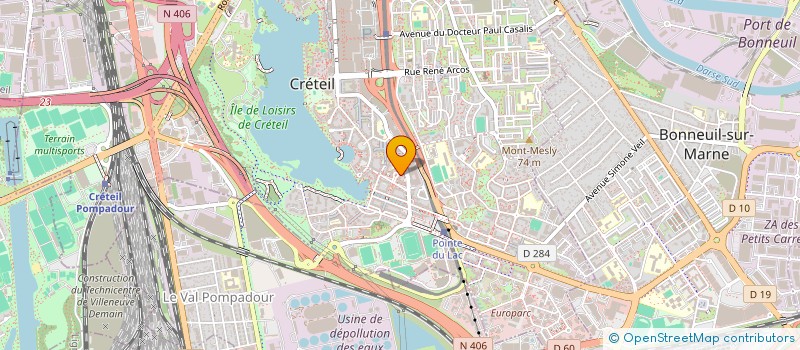 localisation de l'entreprise MONSIEUR YANN HERVE  CRETEIL