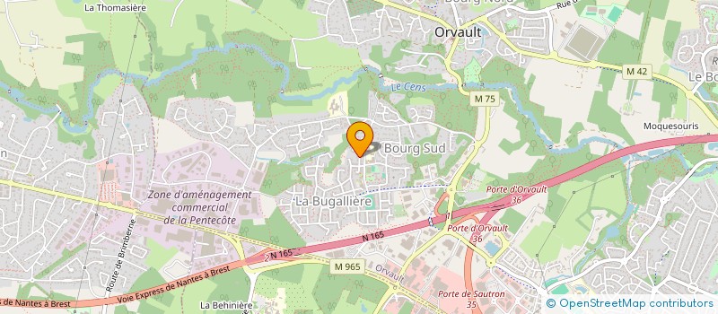 localisation de l'entreprise MONSIEUR YANN HERVE à ORVAULT