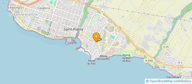 localisation de l'entreprise MONSIEUR YANN HOARAU à SAINT-PIERRE