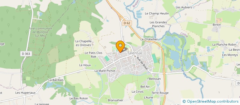 localisation de l'entreprise MONSIEUR YANN HOGREL à TALENSAC