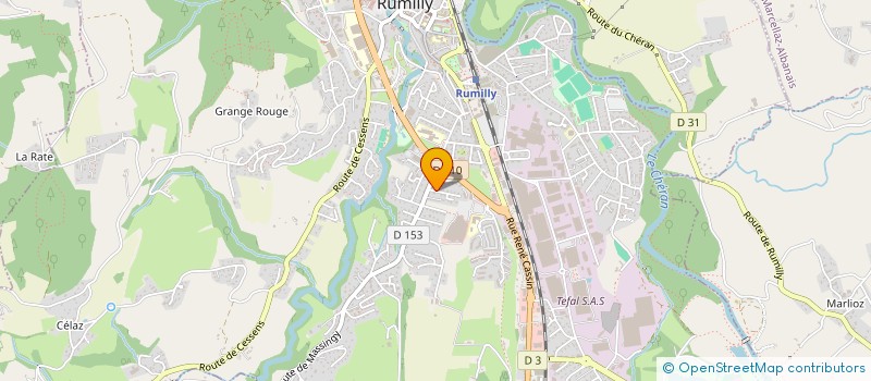 localisation de l'entreprise MONSIEUR YANN HOIRET  RUMILLY