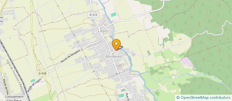 localisation de l'entreprise MONSIEUR YANN HORGUE  BORDERES