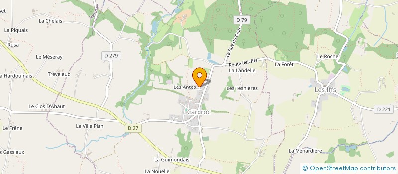 localisation de l'entreprise MONSIEUR YANN HOUDOT  CARDROC