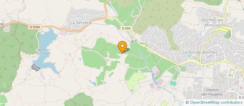 localisation de l'entreprise MONSIEUR YANN HOUET  BORMES-LES-MIMOSAS