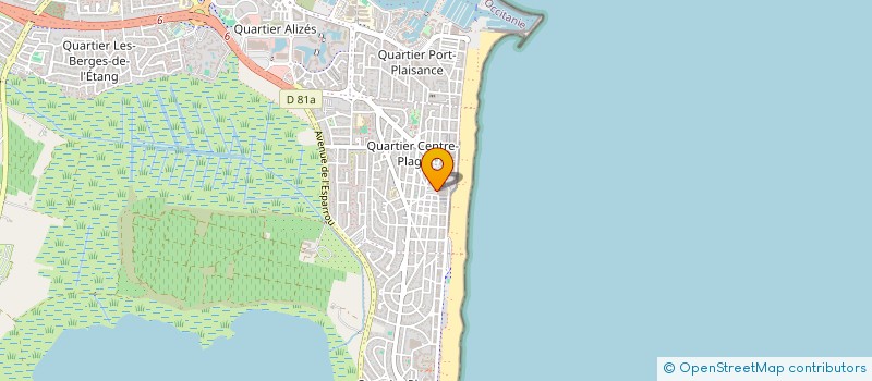 localisation de l'entreprise MONSIEUR YANN HUC  CANET-EN-ROUSSILLON