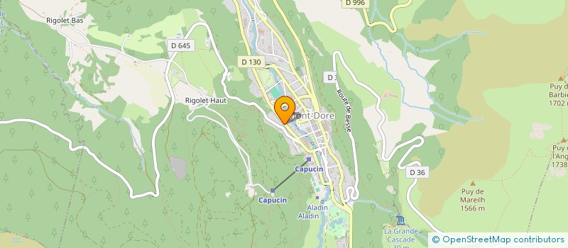 localisation de l'entreprise MONSIEUR YANN HUGUET à MONT-DORE