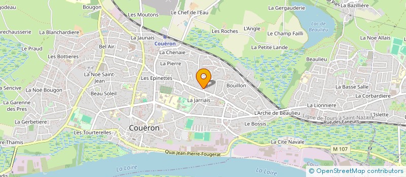 localisation de l'entreprise MONSIEUR YANN HURIEZ à COUERON