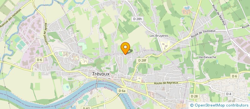 localisation de l'entreprise MONSIEUR YANN JACQUOT  REYRIEUX