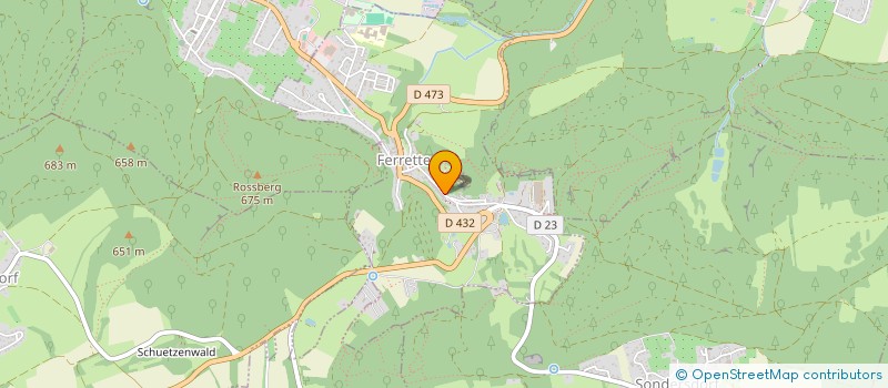 localisation de l'entreprise MONSIEUR YANN JAFFRY  FERRETTE