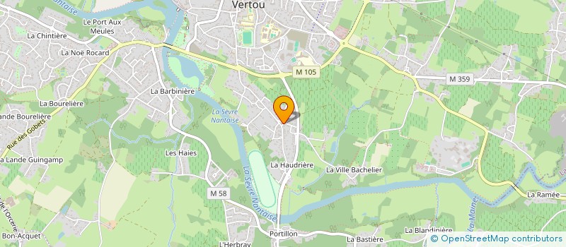 localisation de l'entreprise MONSIEUR YANN JARJAVAIL  VERTOU