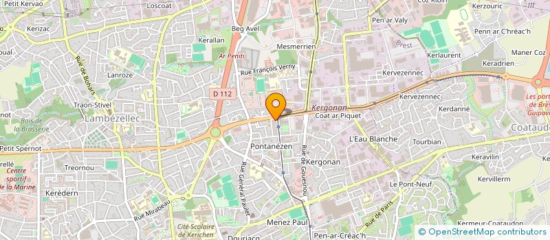 localisation de l'entreprise MONSIEUR YANN JAUNAY à BREST