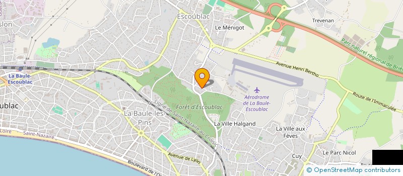 localisation de l'entreprise MONSIEUR YANN JAUVIN à LA BAULE-ESCOUBLAC