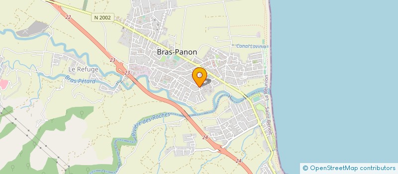 localisation de l'entreprise MONSIEUR YANN JEAN MASCAREL  BRAS-PANON