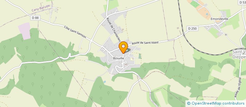 localisation de l'entreprise MONSIEUR YANN JULIEN  BOSVILLE