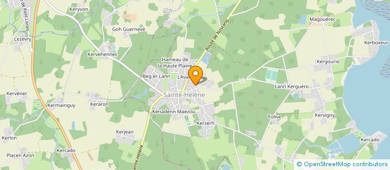 localisation de l'entreprise MONSIEUR YANN JULIEN  SAINTE-HELENE