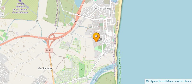 localisation de l'entreprise MONSIEUR YANN-KARL BRISTIEL  LE BARCARES