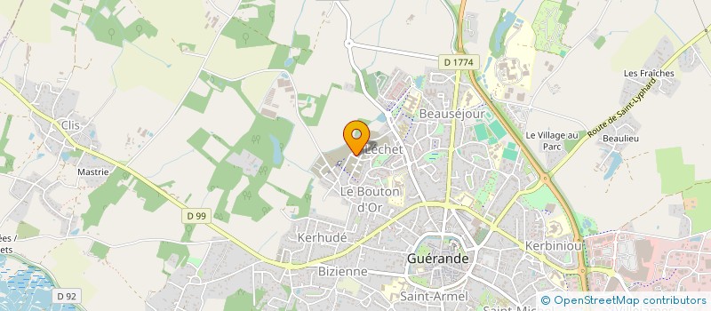 localisation de l'entreprise MONSIEUR YANN KERDONCUFF  GUERANDE