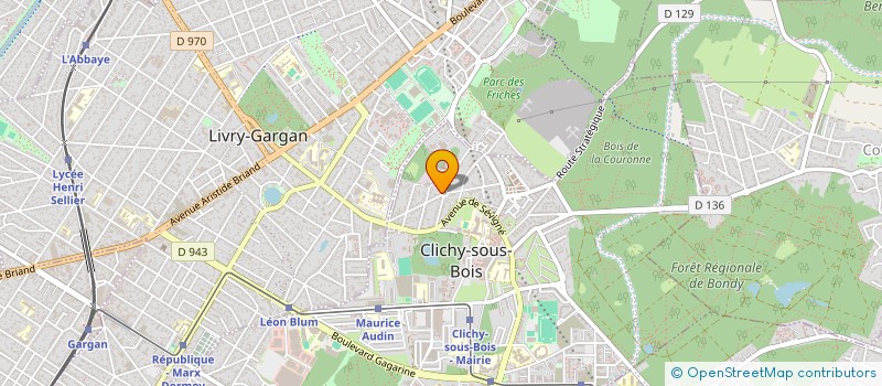 localisation de l'entreprise MONSIEUR YANN KERGUEN à CLICHY-SOUS-BOIS