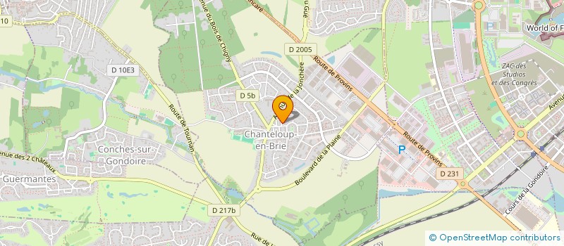 localisation de l'entreprise MONSIEUR YANN KERLAN  CHANTELOUP-EN-BRIE