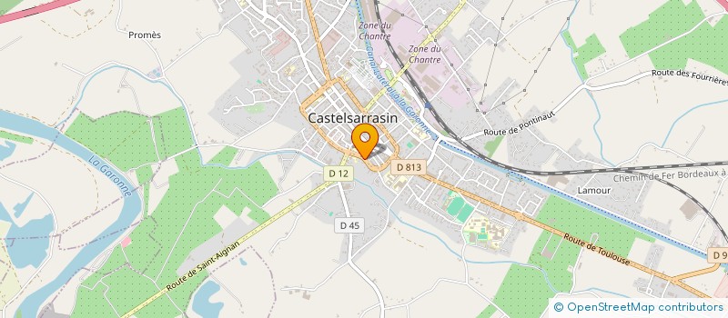localisation de l'entreprise MONSIEUR YANN KERMEL  CASTELSARRASIN