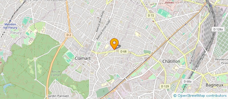 localisation de l'entreprise MONSIEUR YANN KIBONGUI-SAMINOU à CLAMART