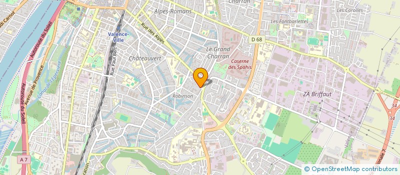 localisation de l'entreprise MONSIEUR YANN KIEFFER à VALENCE