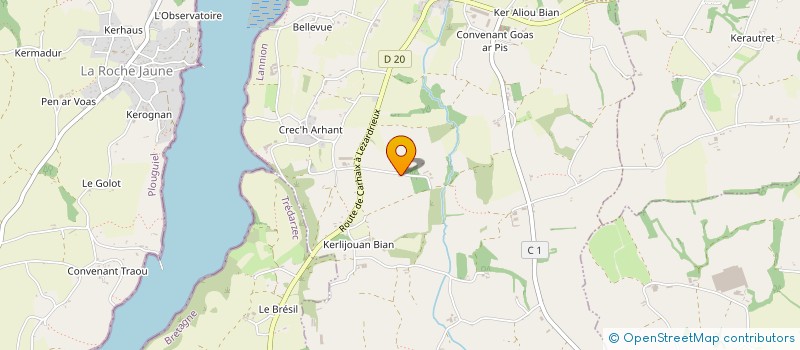 localisation de l'entreprise MONSIEUR YANN KLIMEK  KERBORS