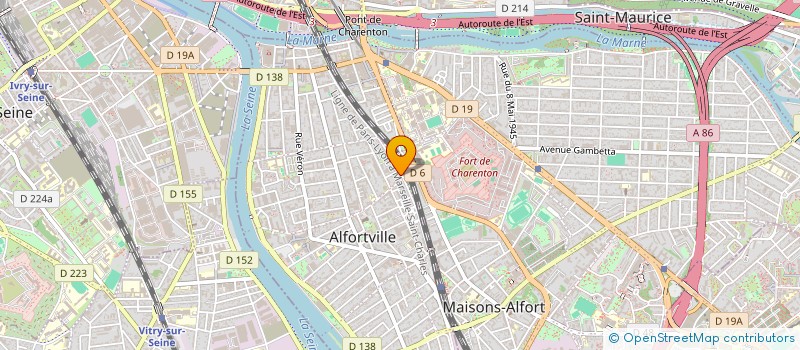 localisation de l'entreprise MONSIEUR YANN KOCH  ALFORTVILLE