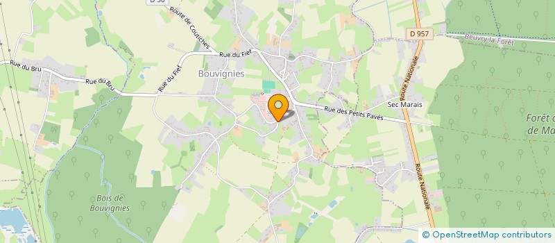 localisation de l'entreprise MONSIEUR YANN KOZON à BOUVIGNIES