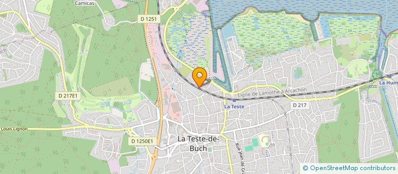 localisation de l'entreprise MONSIEUR YANN LABORDE à LA TESTE-DE-BUCH