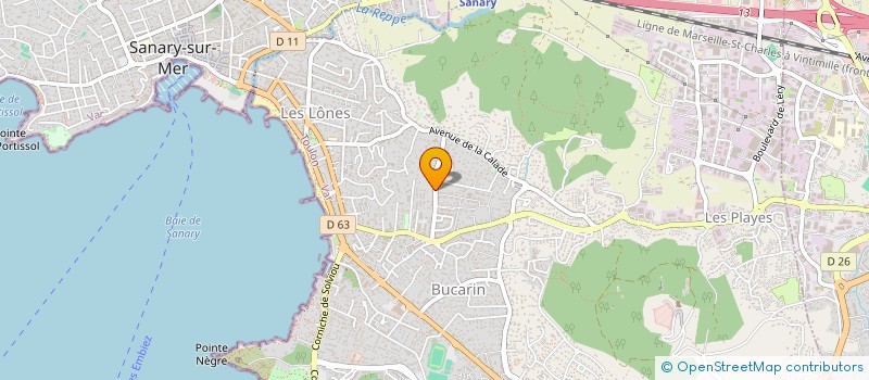 localisation de l'entreprise MONSIEUR YANN LACAVE à SIX-FOURS-LES-PLAGES