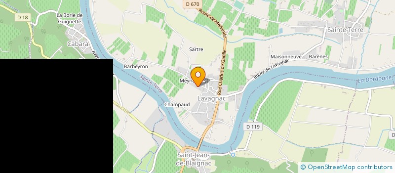 localisation de l'entreprise MONSIEUR YANN LACROIX à SAINTE-TERRE