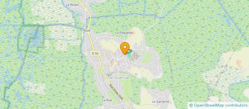 localisation de l'entreprise MONSIEUR YANN LAFITE  SAINT-MALO-DE-GUERSAC