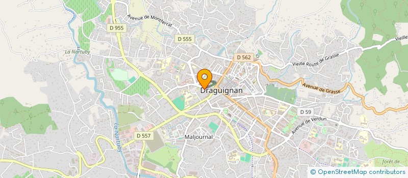 localisation de l'entreprise MONSIEUR YANN LAGARDE à DRAGUIGNAN