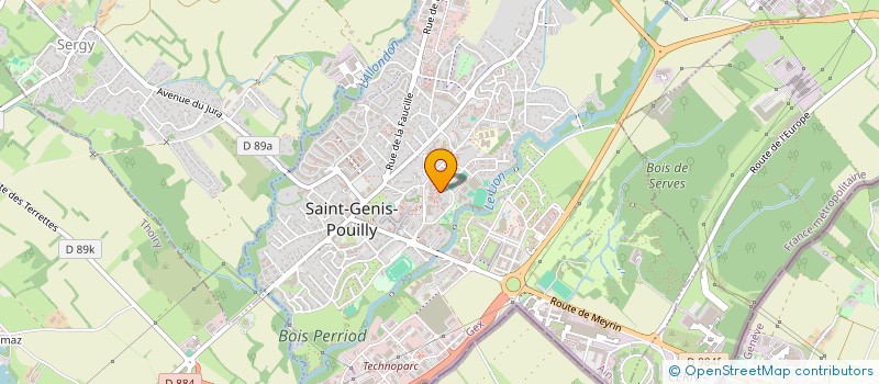 localisation de l'entreprise MONSIEUR YANN LALOUM à SAINT-GENIS-POUILLY