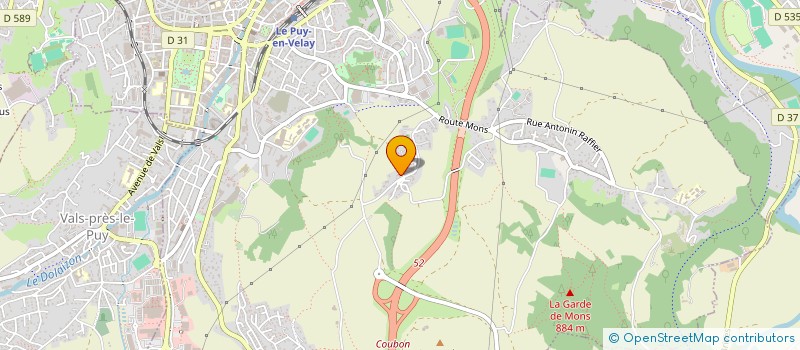 localisation de l'entreprise MONSIEUR YANN LANCIEN  LE PUY-EN-VELAY