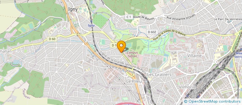 localisation de l'entreprise MONSIEUR YANN LANGLAIS  IGNY