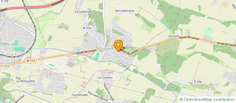 localisation de l'entreprise MONSIEUR YANN LANGLET à BEAUPUY