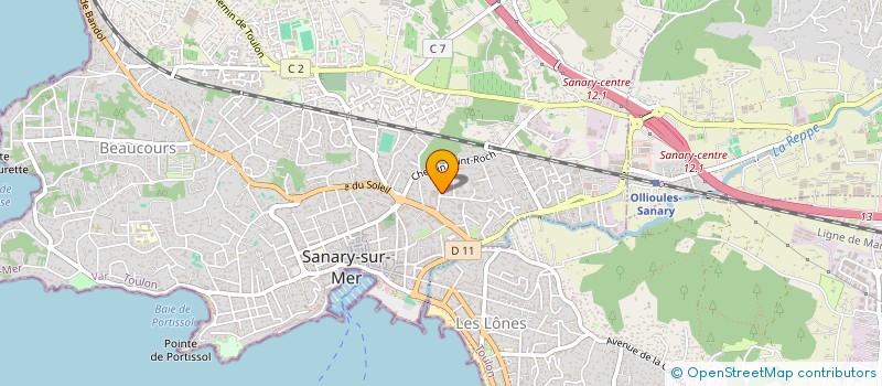 localisation de l'entreprise MONSIEUR YANN LAPORTE à SANARY-SUR-MER