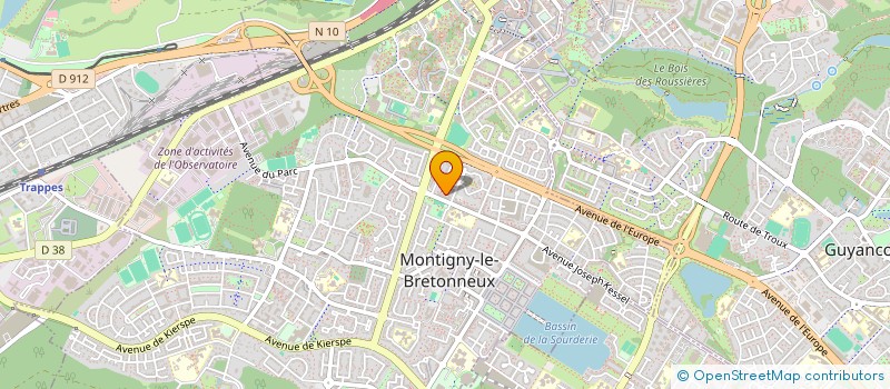 localisation de l'entreprise MONSIEUR YANN LARCHER à MONTIGNY-LE-BRETONNEUX