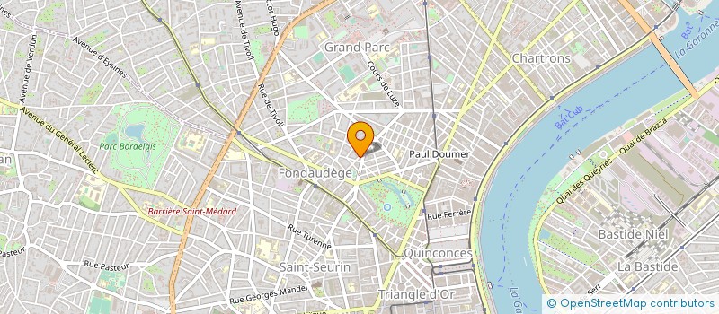localisation de l'entreprise MONSIEUR YANN LARCHER à BORDEAUX