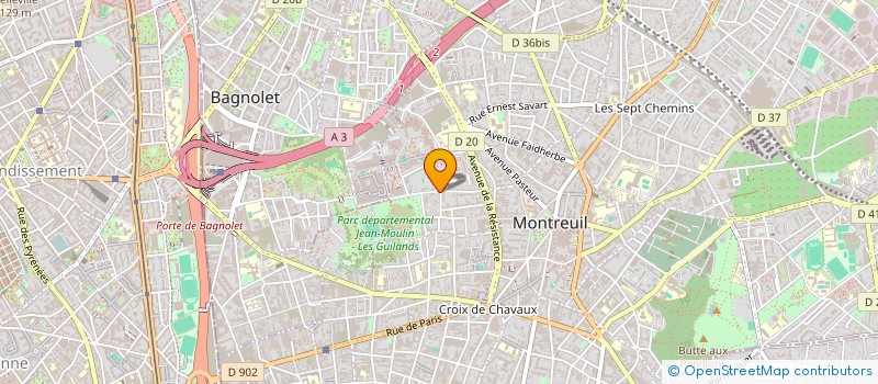 localisation de l'entreprise MONSIEUR YANN LARNICOL à MONTREUIL