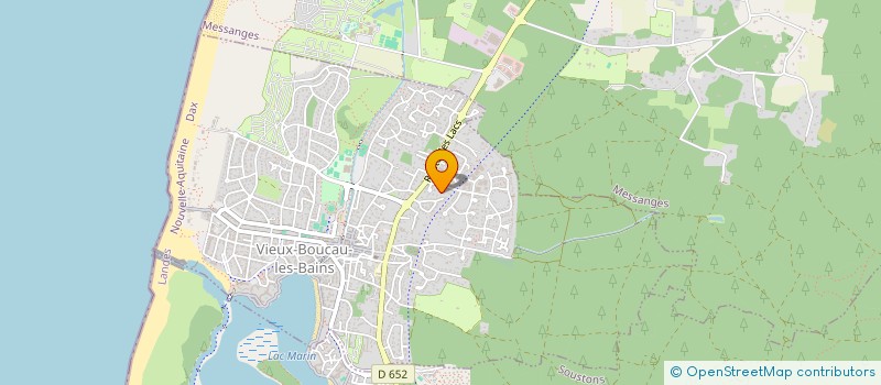localisation de l'entreprise MONSIEUR YANN LAROCHE  VIEUX-BOUCAU-LES-BAINS